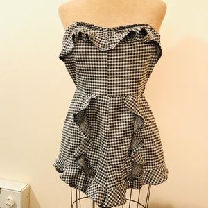 Gingham romper